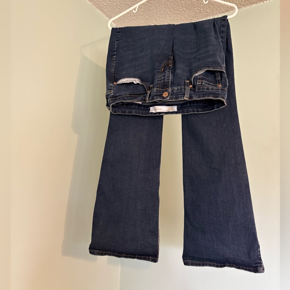 Levi's Dark Blue Midrise Bootcut Jeans